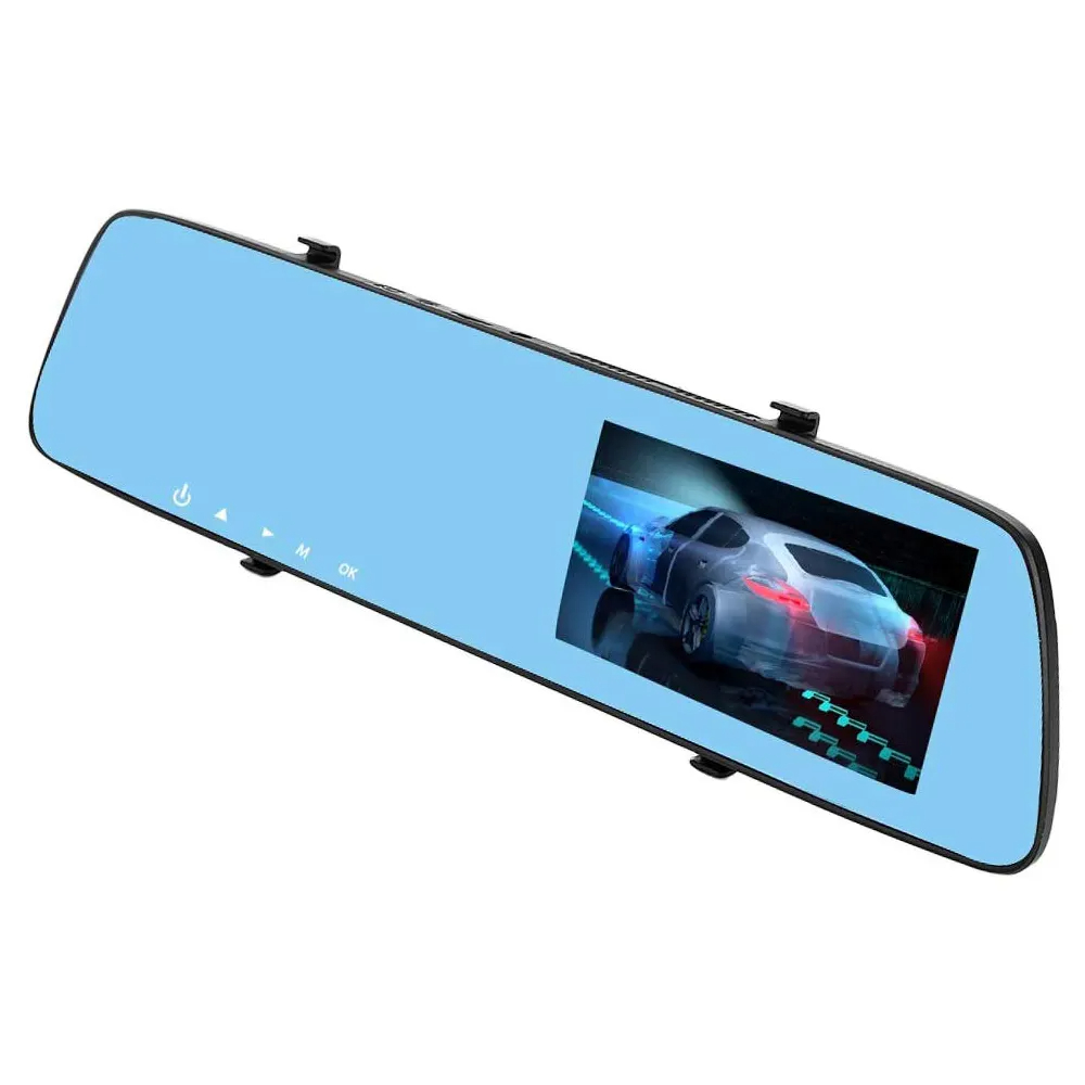 OEM 行车记录仪镜子 2.4 英寸摄像头高清 720p 车镜摄像头车载摄像机行车记录仪汽车用