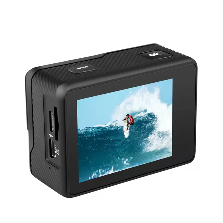 2英寸120度户外防水摄像机运动视频录制摄像机摄像机4k专业数码摄像机