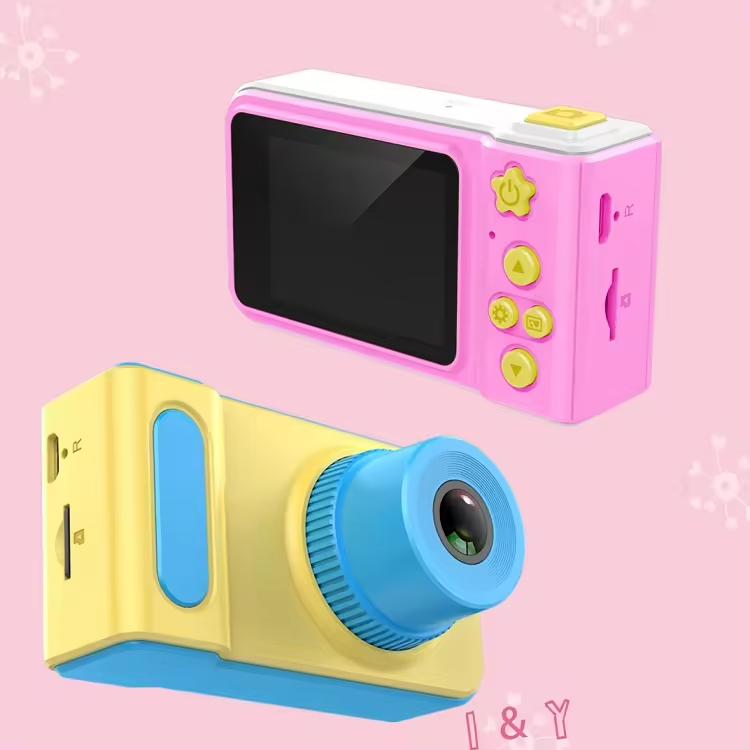 OEM 2 英寸儿童数码儿童相机玩具生日礼物照片视频数码相机儿童玩具儿童数码摄像机