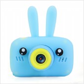 H23  Cute rabbit Shape 2.0 Inch 1080P Dual camera Digital Children Kids Camera