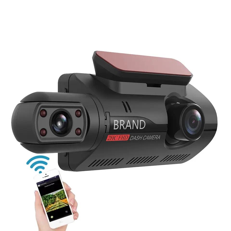 Factory 1080p wireless car lens car dash cam 3 inch ips dash camera front and rear dvr video recorder car camera dual dash cam