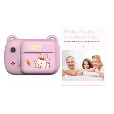 Kids Video Photo Camera With Print Childrens Instant Print Camera Toys For Kids Girls Birthday Gift Instantane Print Camera